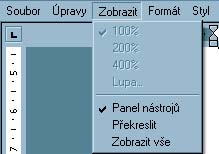 Menu - Zobrazit